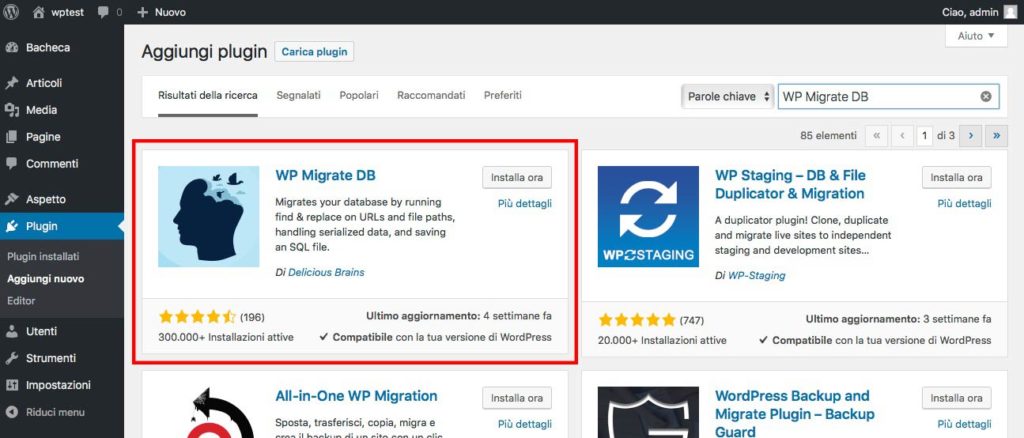 WP Migrate DB